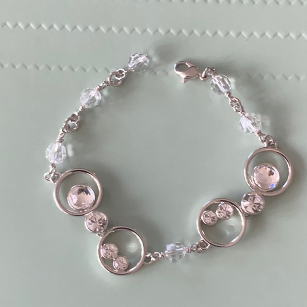 Swarovski bracelet.
